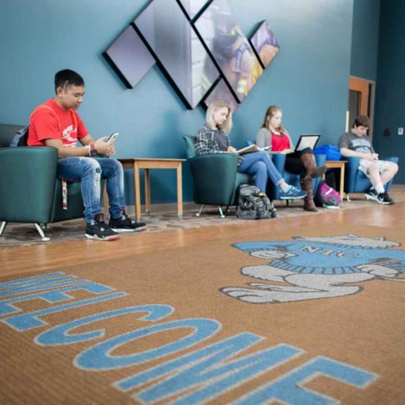 Students in waiting room